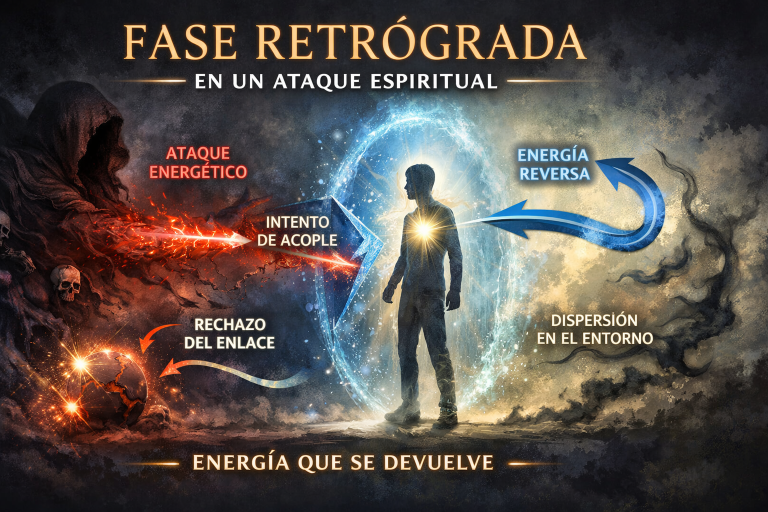 Fase retrógrada en un ataque espiritual